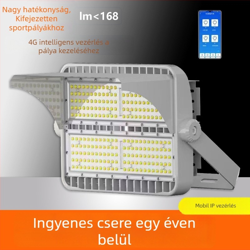 Kültéri LED reflektor, vízálló, nagy teljesítményű, stadion- és térvilágítás, moduláris lámpatest magas oszlopokra