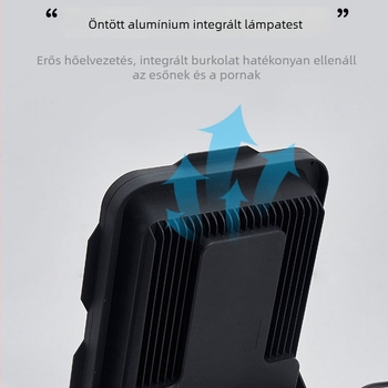 200W IP67 vízálló kertfény kültéri használatra, napelemes LED világítás, rendkívüli fényerő