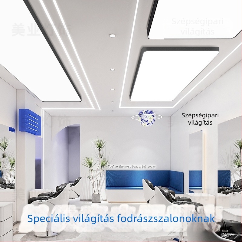 Árnyékmentes fodrászati lámpa – mennyezeti LED lámpa, 120 LED, 8000 lm, 6000K