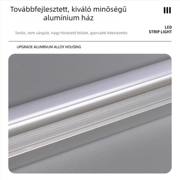 LED integrált tartóval és kapcsolóval rendelkező lámpa irodai LED csőhöz, T5/T8, energiatakarékos, szemvédő
