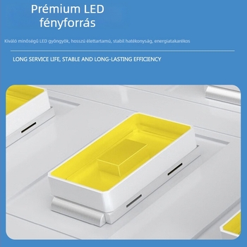 LED integrált tartóval és kapcsolóval rendelkező lámpa irodai LED csőhöz, T5/T8, energiatakarékos, szemvédő