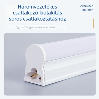 T5 LED integrált alumínium-plasztik cső tartóval nappali világításhoz
