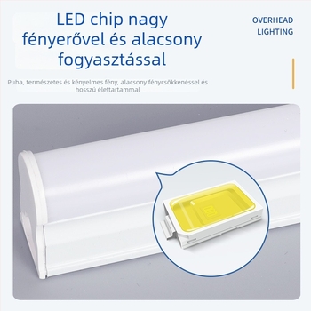 T5 LED integrált alumínium-plasztik cső tartóval nappali világításhoz