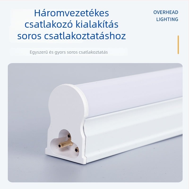T5 LED integrált alumínium-plasztik cső tartóval nappali világításhoz