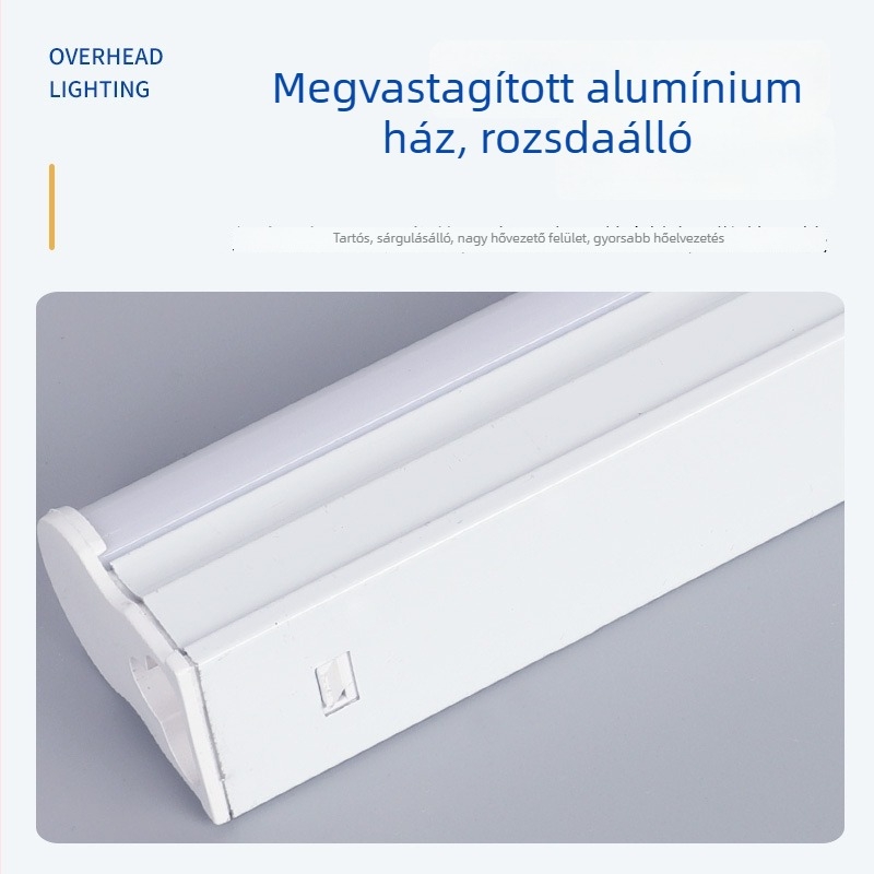 T5 LED integrált alumínium-plasztik cső tartóval nappali világításhoz