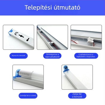 LED fénycső intelligens fényvezérléssel, üveg fluoreszcens cső, mikrohullámú radaros mozgásérzékelő, T8 cső