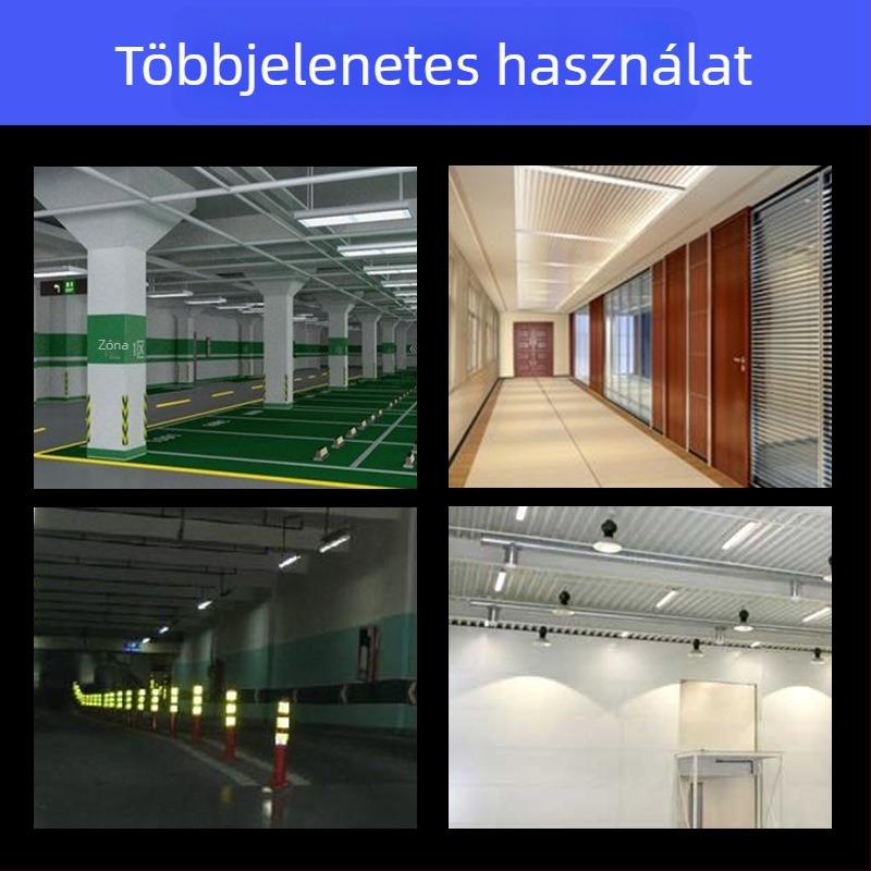 LED fénycső intelligens fényvezérléssel, üveg fluoreszcens cső, mikrohullámú radaros mozgásérzékelő, T8 cső