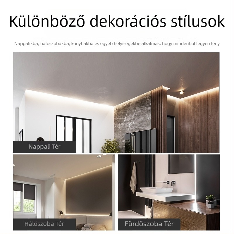 T5 LED cső, integrált otthoni világítás, 1,2 m, teljes készlet tartóval, meleg fény