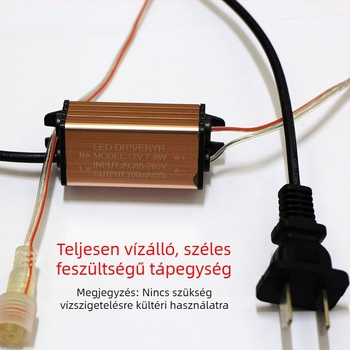LED meteoreső fénycső, több színű, beltéri és kültéri használatra, vízálló, napelemes, faágra akasztható dekoratív fényfüzér
