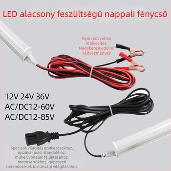 Alacsony feszültségű LED cső, T8, 1,2 m, 18 W, AC/DC bemenet 12-85 V
