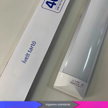 T8 ívelt LED tartó, ultra vékony, por- és páramentesített integrált lámpa, 20W/30W/40W/70W, fehér fény