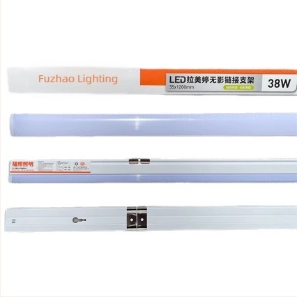 Árnyékmentes LED irodai lámpa, integrált lineáris LED szalaggal, 38W-76W