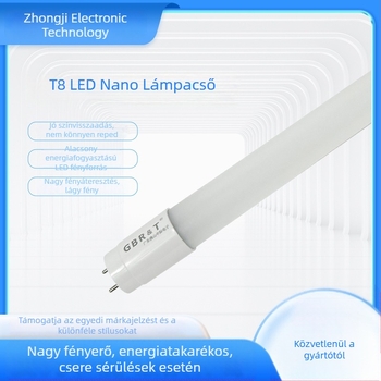 T8 Nano LED cső otthoni világításhoz, hossz 1,2 m, 8/16/22 W, 270° sugárzás