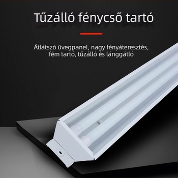 Beépített LED cső T5/T8, szétválasztott készlet, teljes készlet, nagy fényerő, energiahatékony, egy- vagy kettőcsöves