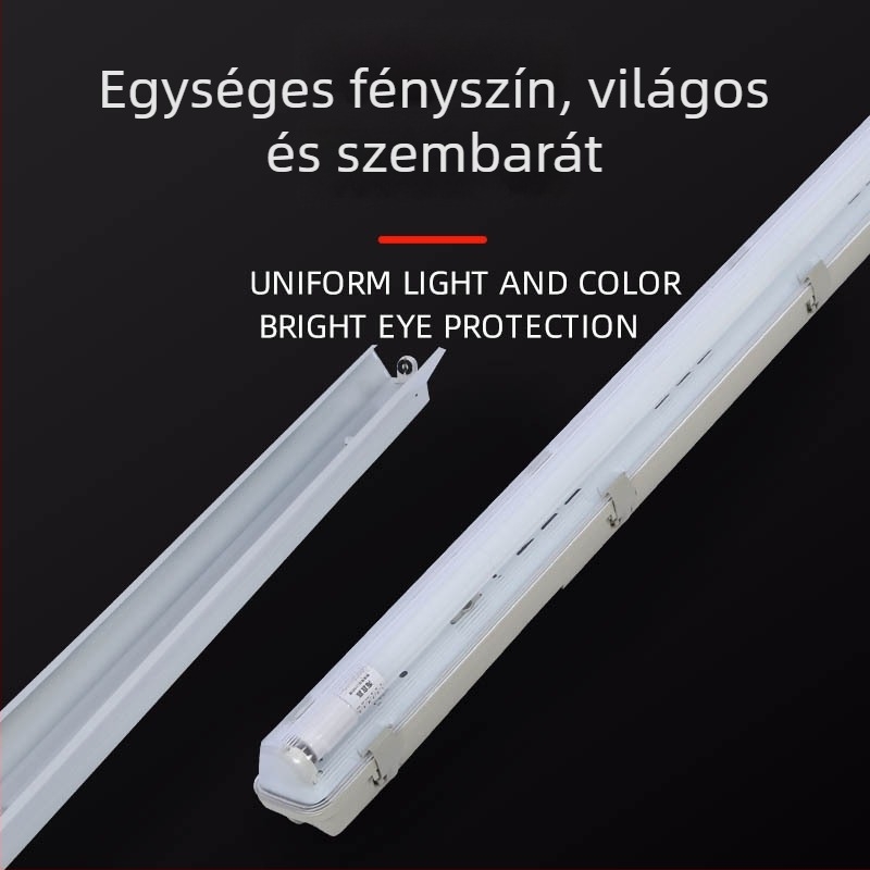 Beépített LED cső T5/T8, szétválasztott készlet, teljes készlet, nagy fényerő, energiahatékony, egy- vagy kettőcsöves