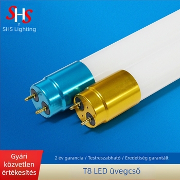 LED T8 üvegcső, 1,2 m, 20 W, nappali fény, szétválasztott üveg kivitel
