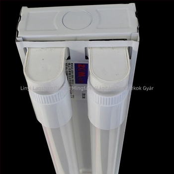 LED T8 lámpatartó fluoreszcens lámpákhoz, LED kettős vagy egycsöves, vészvilágítás, nappali fényerő
