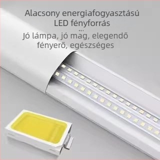 Beépített LED csímlámpa, energiatakarékos, ultra‑fényes nappali fény, teljes készlet, irodai és otthoni használatra, háromszoros védelemmel ellátott tisztító fénycső