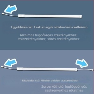 LED vízálló lámpa fagyasztóhoz és hűtőhöz – függőleges LED lámpa a frissesség megőrzéséhez