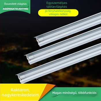 T8 LED cső fedett házzal és vészhelyzeti tartóval garázs világításhoz