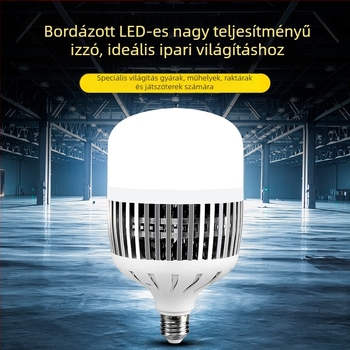 LED-izzó E27-es foglalattal otthonra és műhelybe, energiatakarékos, rendkívül fényes, nagy teljesítményű világítás W5W