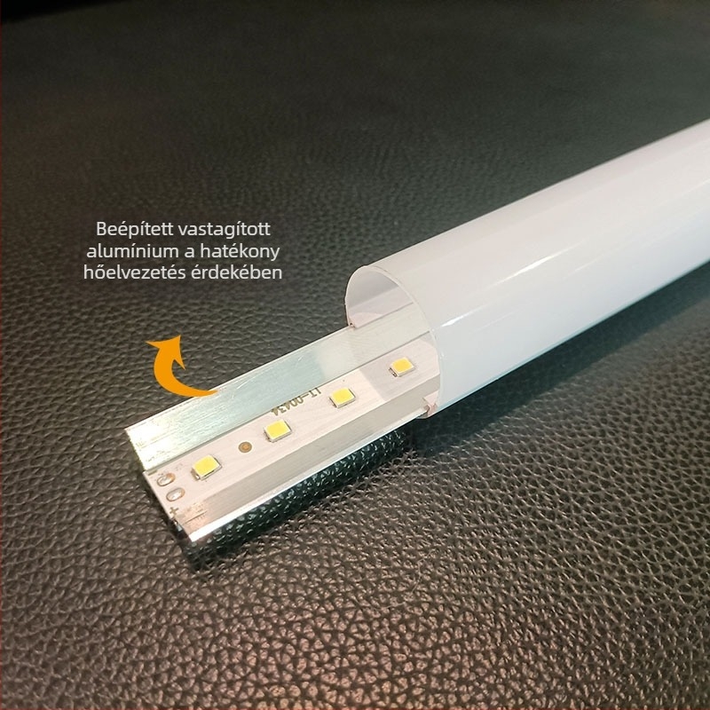 LED T8 vízálló LED-lámpa IP65 Tri-Proof, 1.2 m, 18W, műhelyhez, hűtőtároláshoz és kültéri reklámvilágításhoz