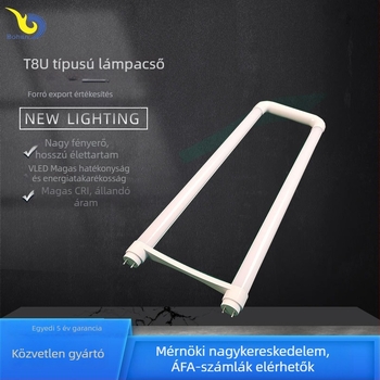 T8 U-alakú LED cső, 0.6 m, 18 W, AC100–277 V