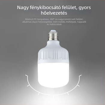 LED égő E27 és B22 foglalattal – nagy teljesítményű LED lámpa, 230 lm, IP66 védelem