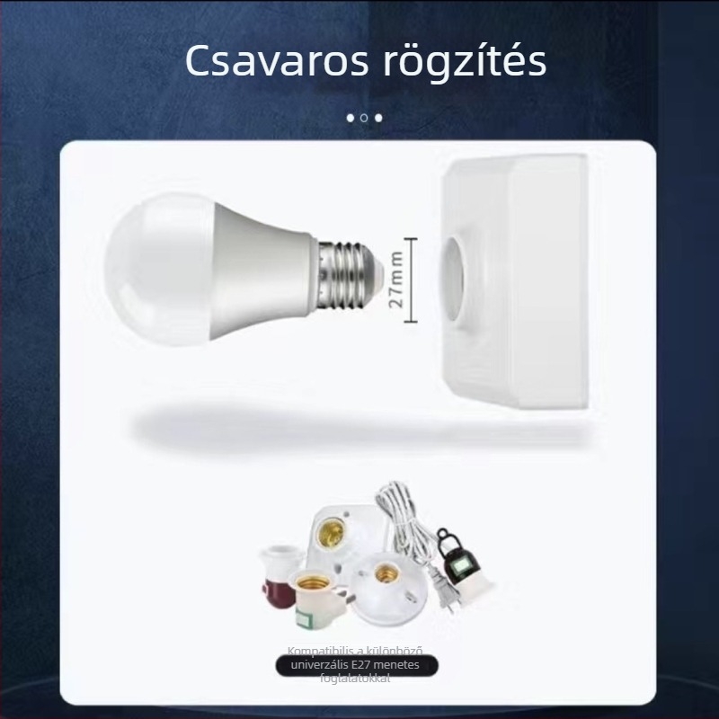 LED izzó E27, műanyag bevonatú alumínium ház, ultra fényes, szemkímélő, nincs villogás, energiatakarékos világítás