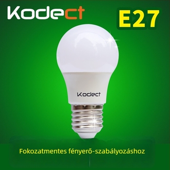 kodect LED izzó lépés nélkül állítható fényerővel és tirisztoros szabályozással, asztali/éjjeli lámpa, E26 foglalat, 110V, FCC