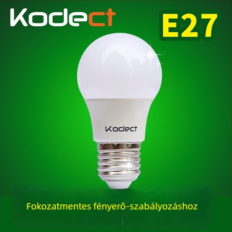 kodect LED izzó lépés nélkül állítható fényerővel és tirisztoros szabályozással, asztali/éjjeli lámpa, E26 foglalat, 110V, FCC