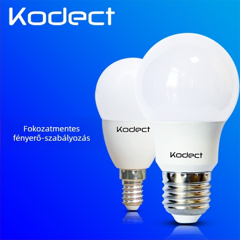 kodect LED izzó lépés nélkül állítható fényerővel és tirisztoros szabályozással, asztali/éjjeli lámpa, E26 foglalat, 110V, FCC