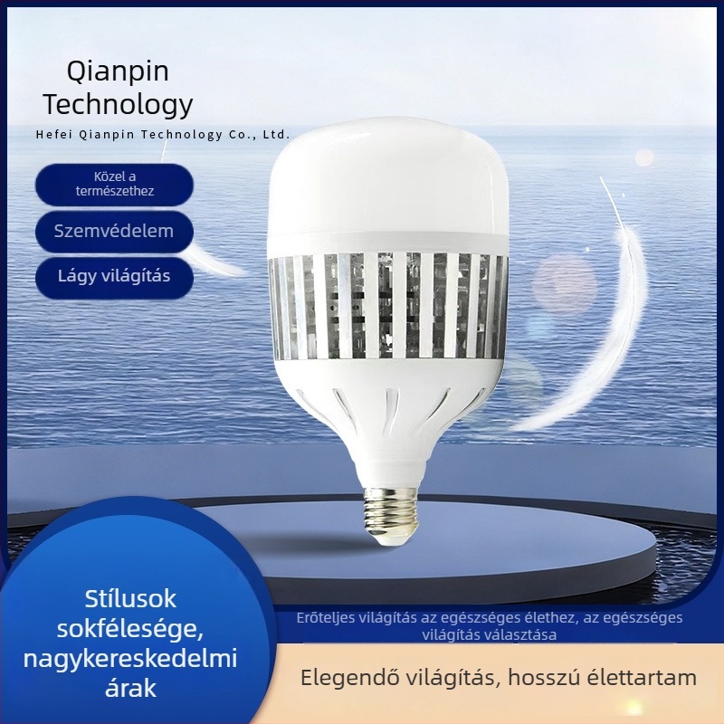 LED nagy teljesítményű E27-es izzó műhelyhez, gyárhoz és otthonhoz — ultra fényes, energiatakarékos