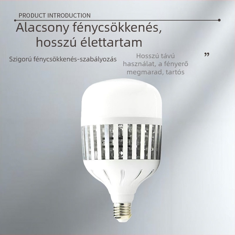 LED nagy teljesítményű E27-es izzó műhelyhez, gyárhoz és otthonhoz — ultra fényes, energiatakarékos