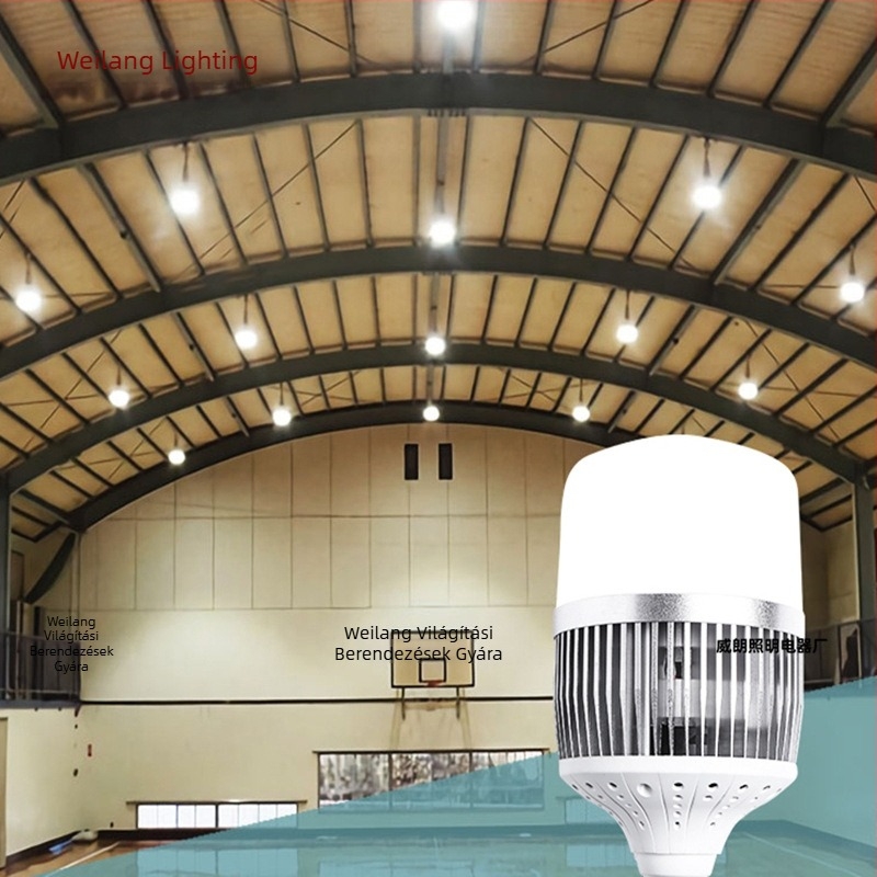 LED E27 nagy teljesítményű ipari LED-lámpa 50W, alumínium házban a műhelyek és raktárak világításához