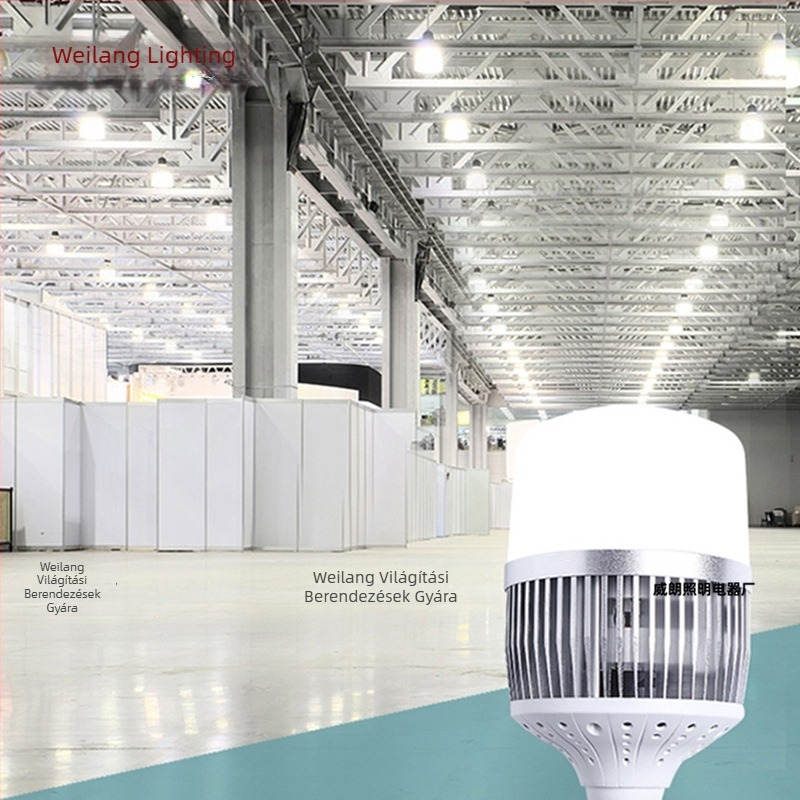 LED E27 nagy teljesítményű ipari LED-lámpa 50W, alumínium házban a műhelyek és raktárak világításához