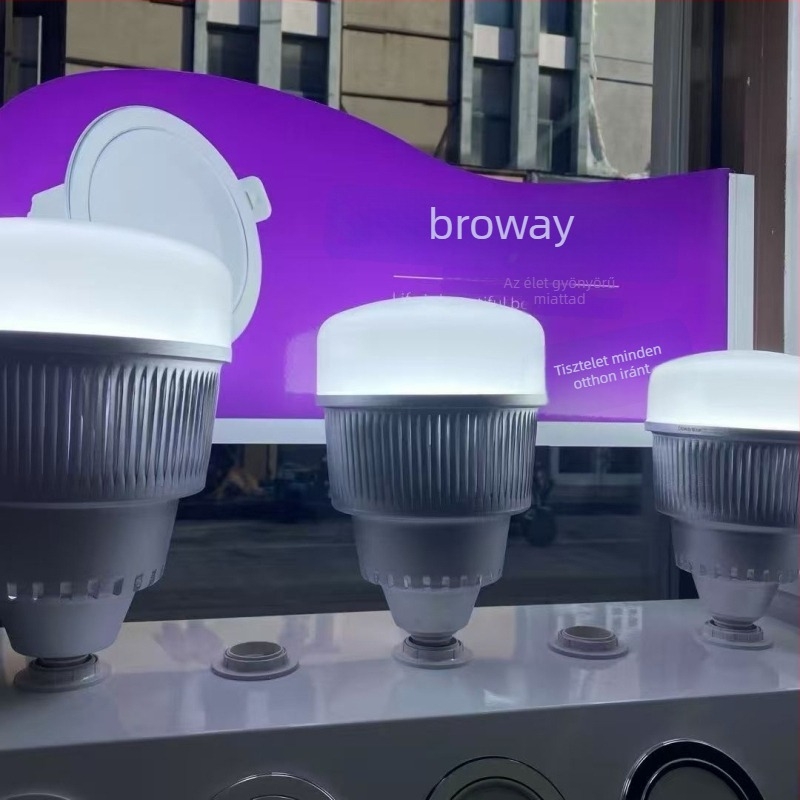 Bolmei Platinum Diamond LED nagy teljesítményű izzó, E27-es foglalattal, 150W–200W, ipari világítás