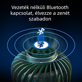 Töltőre Bluetooth zene-lámpa gömb alakú, E27 alap, otthoni és kültéri használatra, 42 LED, 1800 lm, 180°-os megvilágítás, fényerő-szabályozható, beépített Li-ion akkumulátor