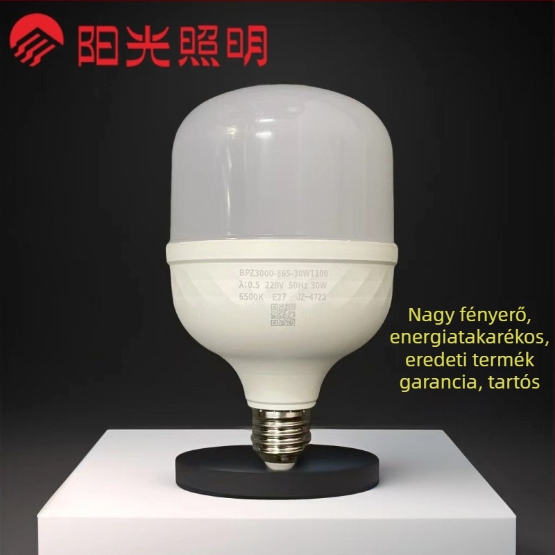 Sunlight LED izzó, E27 foglalat, energiatakarékos beltéri világítás, rendkívül fényes fényforrás, nagy teljesítmény