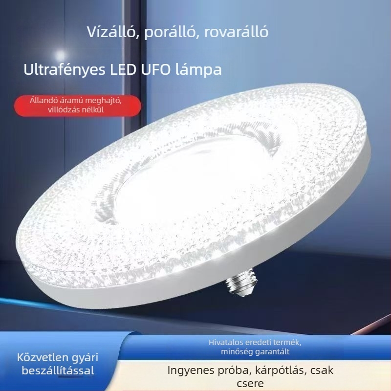 Új, rendkívül fényes kristály LED izzó E27-es foglalattal, otthoni használatra – nappali, hálószoba és étkező, fehér fény, szemvédelem, energiahatékonyság