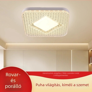 LED kristály gömblámpa E27-es csavaros bázissal, balkonyra, hálószobába, nappaliba és dolgozószobába, háromszínű fényváltás