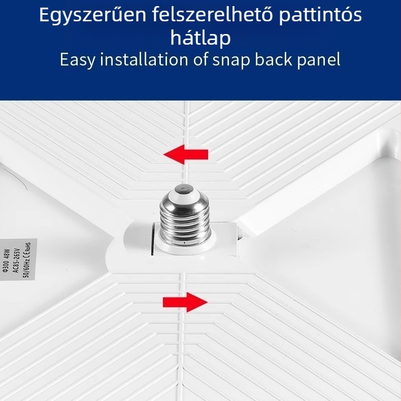 LED kristály gömblámpa E27-es csavaros bázissal, balkonyra, hálószobába, nappaliba és dolgozószobába, háromszínű fényváltás