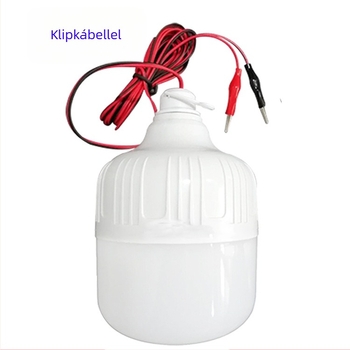 E27-es LED alacsony feszültségű izzó, AC/DC 12V, kompatibil 24V/36V/48V/60V, akkumulátor és napenergia alkalmazásokhoz, modell G-1063