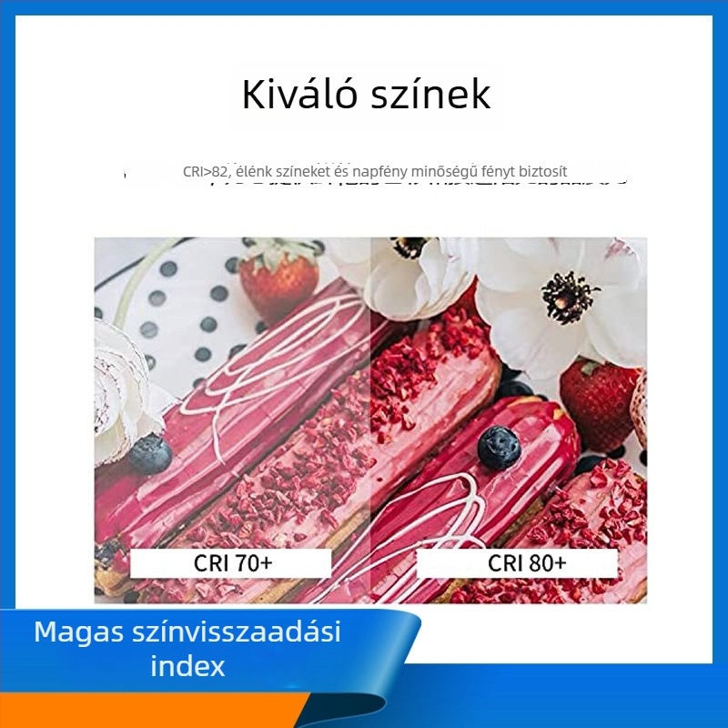 E14 LED-izzó, rendkívül világos, mini csavaros foglalat, 6W, melegfehér fény, 220V, otthoni használatra