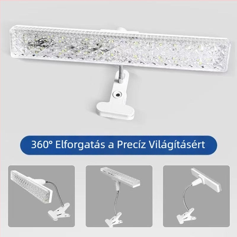 LED szalag alakú izzó E27-es foglalattal – kristálycsík, nagy teljesítményű otthoni LED lámpa