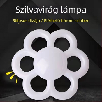 LED izzó otthoni használatra, repülő korong alakú dizájn, E27 aljzat, 360° fénysugár, akril burkolat, 20W, IP44