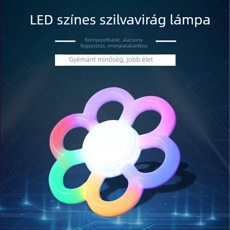 LED izzó otthoni használatra, repülő korong alakú dizájn, E27 aljzat, 360° fénysugár, akril burkolat, 20W, IP44