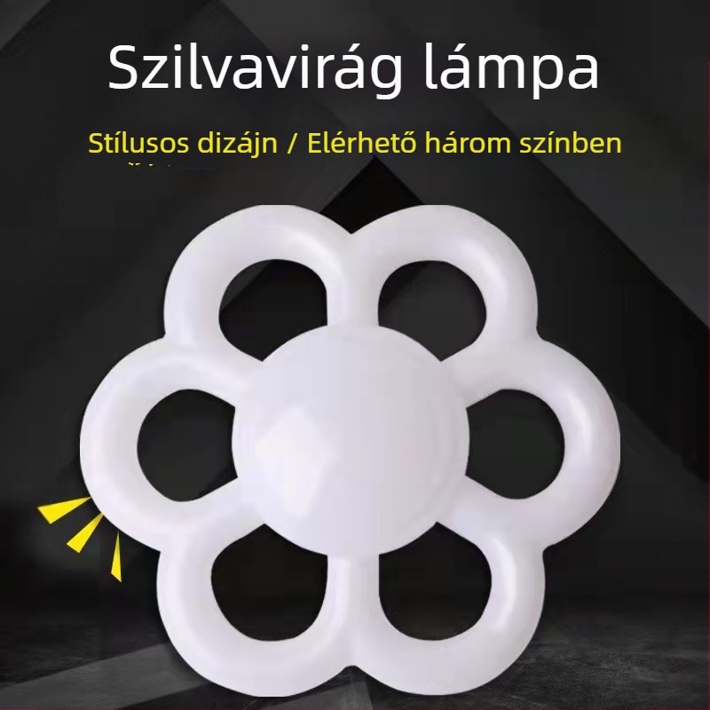 LED izzó otthoni használatra, repülő korong alakú dizájn, E27 aljzat, 360° fénysugár, akril burkolat, 20W, IP44