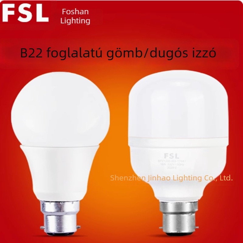 LED lámpa B22 bajonett alap, A60, 10–15W, 220V, otthoni világítás