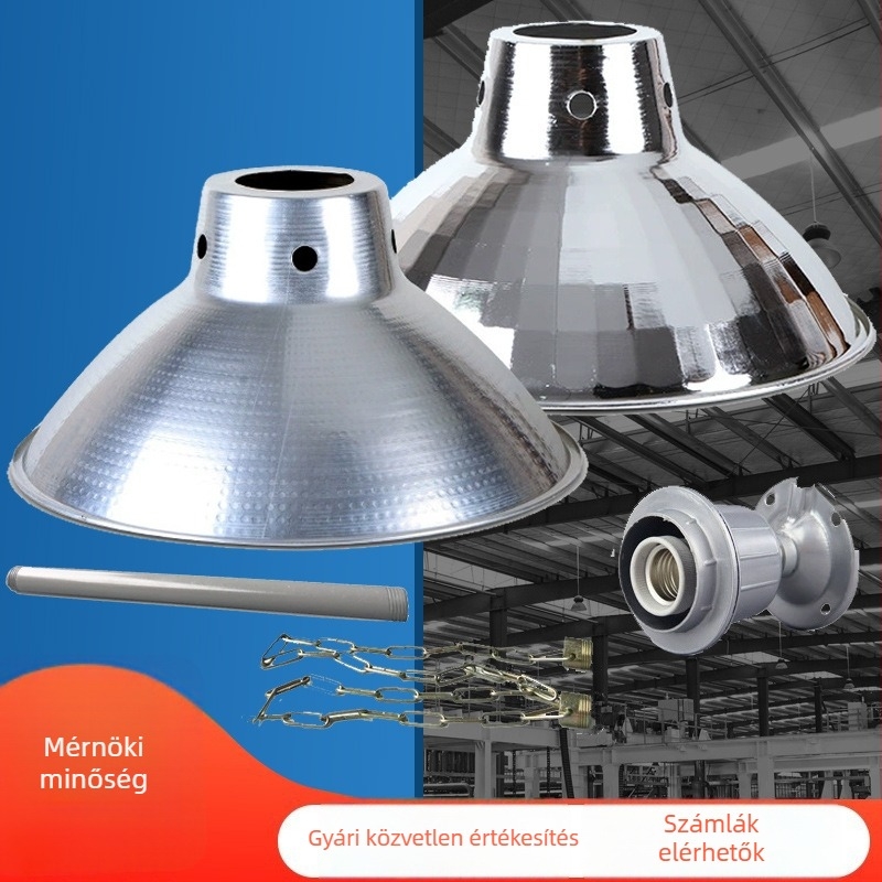 Ipari alumínium lámpaernyő LED-izzókhoz